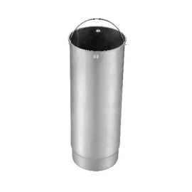pedal bin 8 ltr stainless steel with pedal Ø 190 mm  H 390 mm product photo