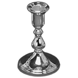 Candle holder, silver plated, height 13 cm product photo