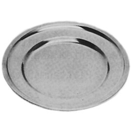 Frying plate, chrome-nickel steel, heavy duty, edge closed, round, Ø 250 mm product photo