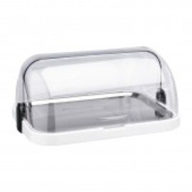 buffet showcase tray|lid plastic stainless steel  L 440 mm  B 320 mm  H 205 mm product photo