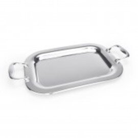 tray stainless steel smooth shiny  L 440 mm with handles  B 320 mm product photo