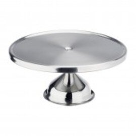 cake plate stainless steel Ø 330 mm  H 145 mm product photo