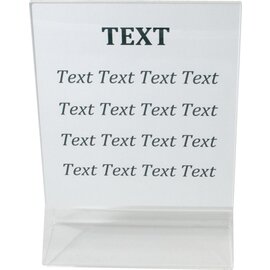 sign holder stand 125 mm x 55 mm H 180 mm product photo