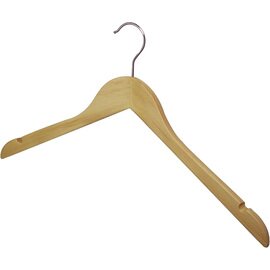 clothes hanger wood  | skirt notch product photo