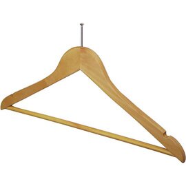clothes hanger wood | bridge|notches product photo