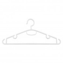clothes hanger plastic white product photo