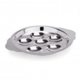 snail pan stainless steel  Ø 175 mm | 6 compartments product photo