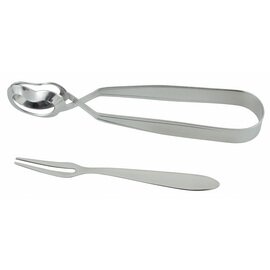 Snail cutlery, CNS, fork (12 cm) and pliers (15 cm) product photo