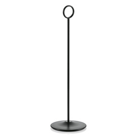 sign stand holder • stainless steel black H 300 mm product photo