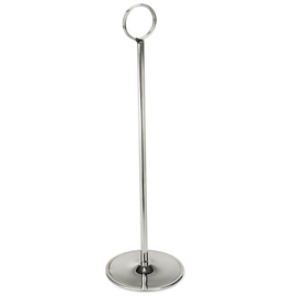 sign stand holder • stainless steel H 400 mm product photo