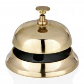 reception bell brass  Ø 95 mm product photo