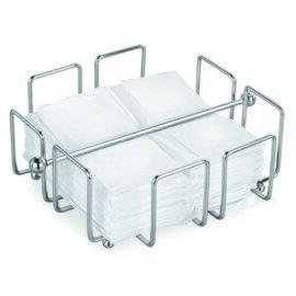 napkin holder chromed square 330 x 330 mm | 193 mm x 193 mm H 68 mm product photo