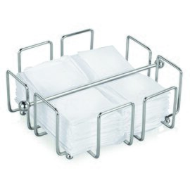 napkin holder chromed square 330 x 330 mm | 193 mm x 193 mm H 68 mm product photo