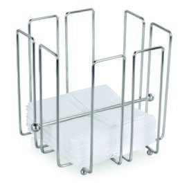 napkin holder chromed square 330 x 330 mm | 193 mm x 193 mm H 193 mm product photo