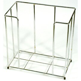 napkin holder chromed rectangular 410 x 410 mm 400 x 400 mm | 240 mm x 130 mm H 240 mm product photo