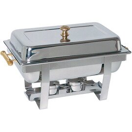 chafing dish GN 1/1 removable lid brass handles  L 610 mm  H 350 mm product photo
