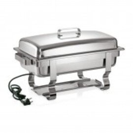 electric chafing dish GN 1/1 removable lid 230 volts 300 - 400 watts  L 610 mm  H 350 mm product photo