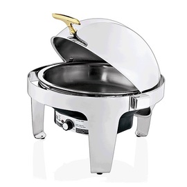 chafing dish electric | roll cover 230 volts 500 watts | 6.8 ltr Ø 395 mm product photo