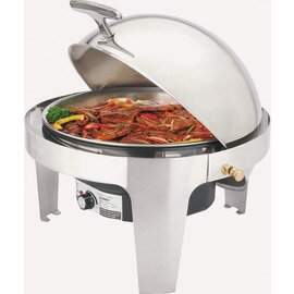electric chafing dish roll top chafing dish 230 volts 500 watts 6.8 ltr  Ø 360 mm product photo