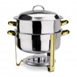 soups chafing dish removable lid gold coloured fittings 13.5 l  Ø 300 mm  H 400 mm product photo