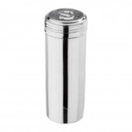 salt shaker 500 ml stainless steel  Ø 65 mm  H 180 mm product photo