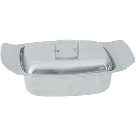 butter dish with lid stainless steel product photo