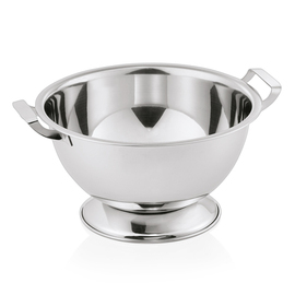 soup tureen 1000 ml stainless steel round Ø 175 mm H 100 mm with handle product photo