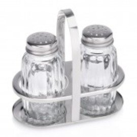 cruet • salt|pepper glass stainless steel H 100 mm product photo