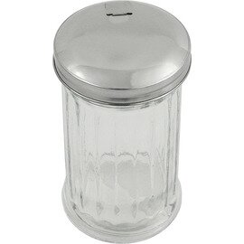 shaker 300 ml glass stainless steel  Ø 75 mm  H 100 mm  • dosing flap product photo