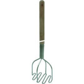 Potato stirrer, CNS, with wooden handle, L 100 cm, length 80 cm, area: 19 x 14 cm product photo