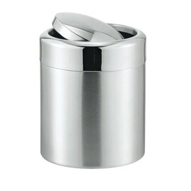 table bin stainless steel swing lid Ø 120 mm  H 160 mm product photo