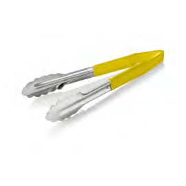 HACCP universal tongs yellow serrated L 300 mm product photo