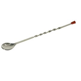 bar spoon  L 280 mm | twisted handle | red cap product photo