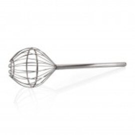 egg whisk stainless steel black plastic handle L 350 mm INTERGASTRO