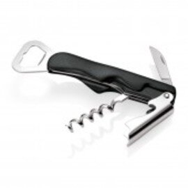 waiter tool plastic black • foldable • multi-functional product photo