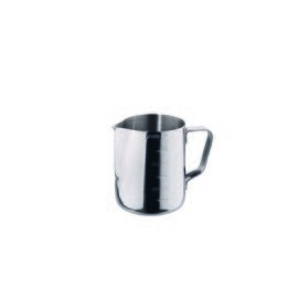 pouring jug stainless steel 600 ml with graduated scale H 113 mm product photo