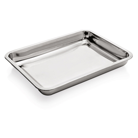 meat tray | display pan stainless steel 600 mm  x 400 mm  H 48 mm product photo