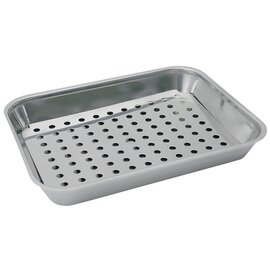 Meat pan / grill pan, with perforated insert, 41 x 31 x 5,5 cm, (also for defrosting) product photo