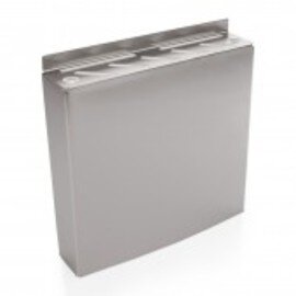 knife holder for wall mounting stainless steel suitable for 9 knives  L 300 mm  H 300 mm product photo