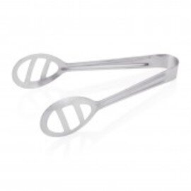 serving tongs stainless steel slotted  L 190 mm product photo