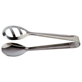 serving tongs stainless steel spoon | other side perforated  L 190 mm product photo