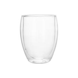 latte macchiato glass CURVED | 350 ml  Ø 115 mm H 125 mm product photo