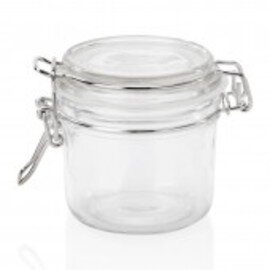 clip lock glass jar 200 ml Ø 80 mm H 80 mm product photo