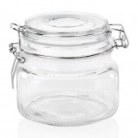 clip lock glass jar 500 ml H 105 mm product photo