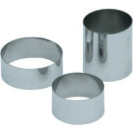 mousse ring stainless steel round Ø 70 mm  H 80 mm product photo