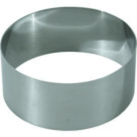ice cream cake ring stainless steel round Ø 120 mm  H 60 mm product photo