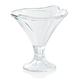 sundae dish 300 ml glass with relief Ø 145 mm H 140 mm product photo