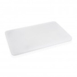 cutting board polyethylene  • white | 300 mm  x 200 mm  H 15 mm product photo