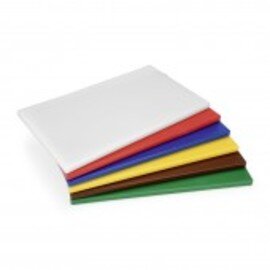 HACCP cutting board polyethylene • white | 500 mm x 300 mm H 20 mm product photo