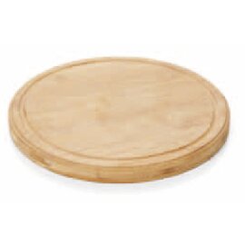 wooden plate with juice rim  Ø 250 mm  H 18 mm product photo